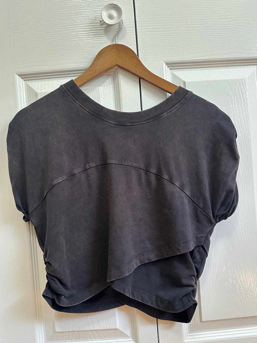Free People Short Sleeve Crop Top